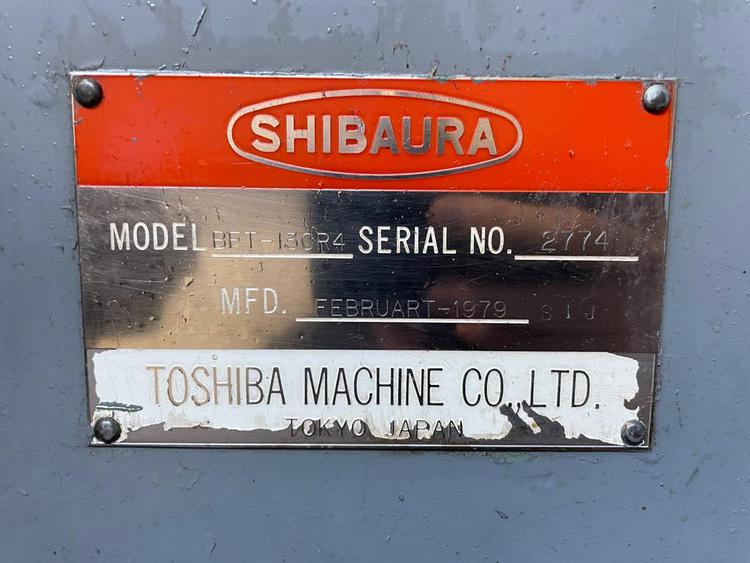 5" Toshiba #BFT13CR4PD, table type horizontal boring mill, 63" x71" T-slotted power rotary table, 1978 - Image 9