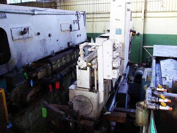 6 Ton x 48" stroke, Apex #H-6-48, horizontal internal broach, 10 HP, 0-33 FPM cut, 1965 - Image 3