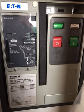 3200 Amps, Eaton, Digitrip-250, Magnum DS MDS632, Low Voltage Circuit Breaker - Image 1