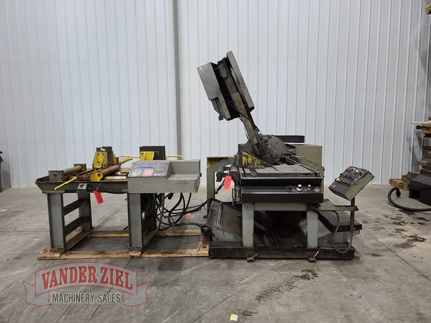 20" x 25" Marvel #E2125PC, vertical tilt frame band saw, 1.25" x .042" x 176" blade, 50-475 FPM, #15638 - Image 1