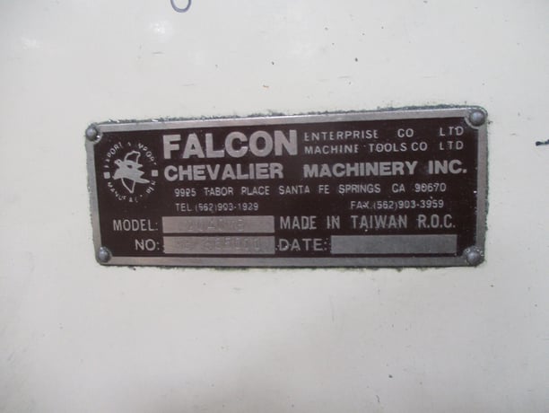 Chevalier Falcon #63R, heavy duty CNC knee mill with delta dynapath control - Image 6