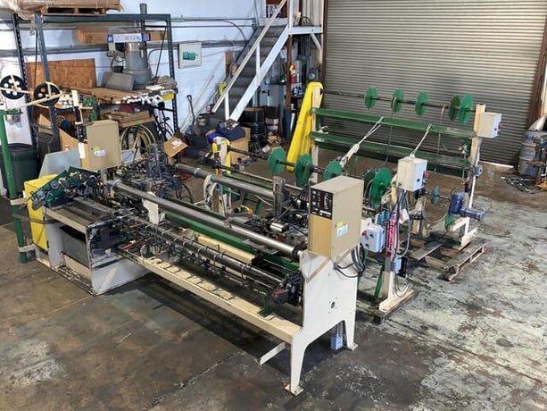 Bergandi #WWVR0511, chain link fence machine, 2", 2-1/4", 2-3/8" mesh, 6-14 gauge wire - Image 1