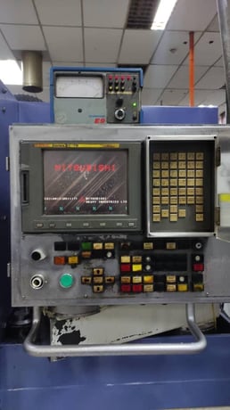 12.6" x 12.6" Mitsubishi #PD32, cylindrical grinder, Fanuc 21iTB, 20" x5" x8" wheel, 2005 - Image 8