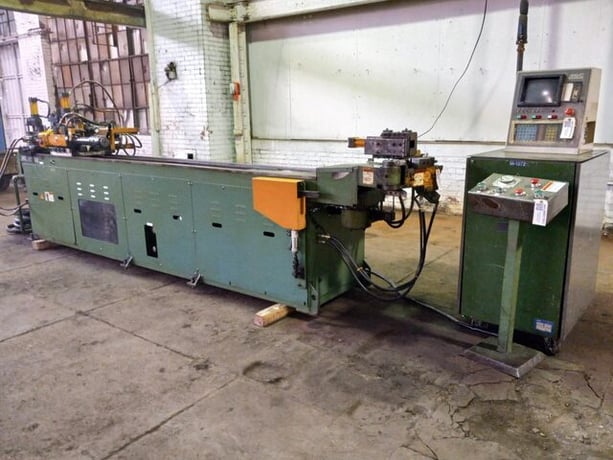 1-1/4" Miic #MC-30, CNC 2-Stack horizontal mandrel type tube bender, 3-Axis, pedestal Control - Image 1