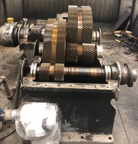 Lufkin #D890AH, double reduction horizontal parallel shaft mixer speed reducer, s/n 6762 - Image 5