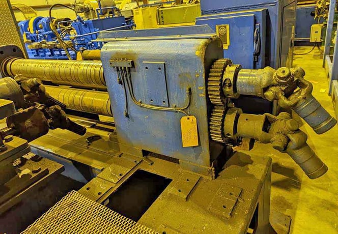 36" x 4" Stamco, slitter head, 32.5" passline height, entry passline roll, entry side guide - Image 3