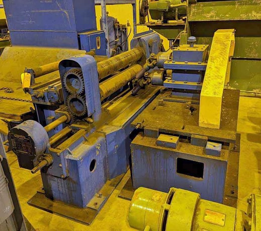 36" x 4" Stamco, slitter head, 32.5" passline height, entry passline roll, entry side guide - Image 5