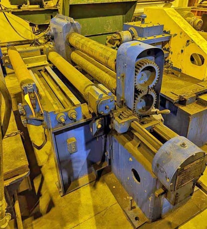 36" x 4" Stamco, slitter head, 32.5" passline height, entry passline roll, entry side guide - Image 6