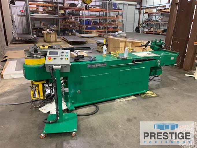 3" Pines #2 Hydraulic, 12" max radius, 89" max length, Pilot PLC Control (updated 2019), mandrel extractor - Image 1