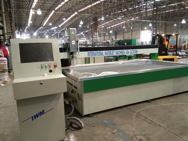 IWM #WC3WA3216H, 5' x 10' CNC waterjet, 60000 psi, table, 2020 - Image 1