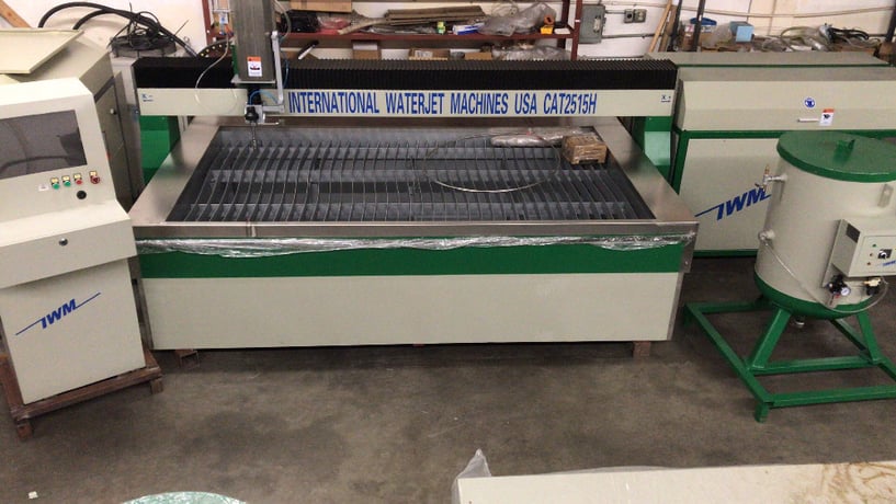 IWM #WC5WA2515H, 5' x 8' CNC waterjet cutting machine, 60000 psi, 50 HP, 2021 - Image 1