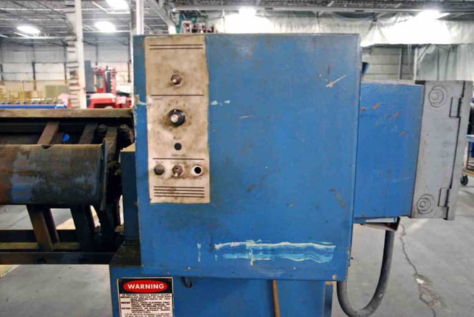 2500 lb. Dallas Industries, motorized coil reel, 12" width, 48" outside dimensions, 16"-20" ID, electric - Image 9