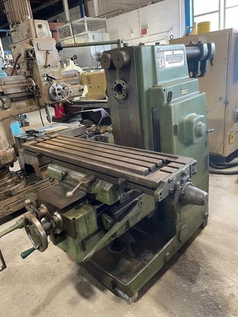 Kearney & Trecker #205-SA, plain horizontal mill, 12" x50" T-slotted table, #50 taper, 5 HP - Image 1