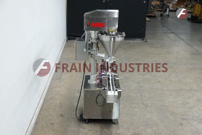 AMS Filling Systems #A400, single head auger filler, 4-40 containers/minute, mounted on platform style base - Image 4