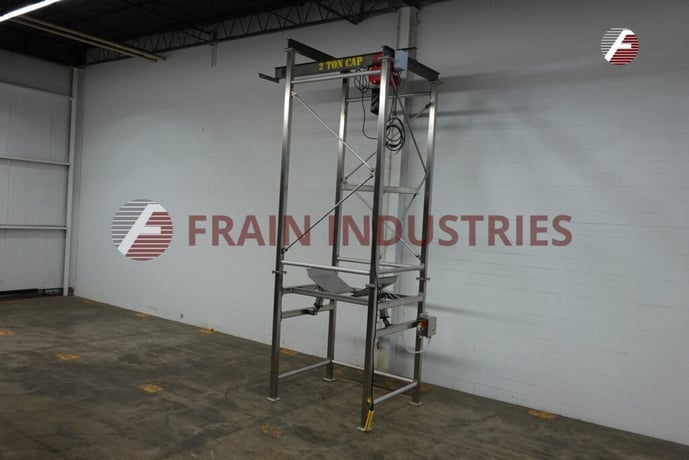Bulk Bag / Super Sack Unloading System, AMS #SH-100, 4000 lb. capacity, heavy duty box tube structural - Image 1