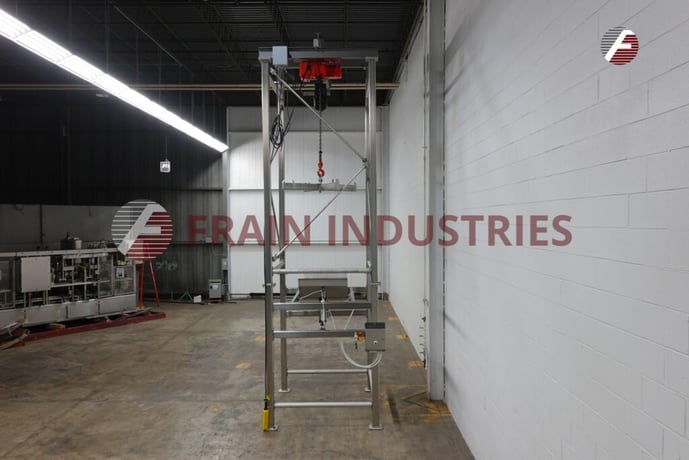 Bulk Bag / Super Sack Unloading System, AMS #SH-100, 4000 lb. capacity, heavy duty box tube structural - Image 3