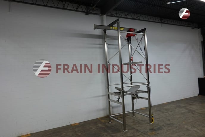 Bulk Bag / Super Sack Unloading System, AMS #SH-100, 4000 lb. capacity, heavy duty box tube structural - Image 5