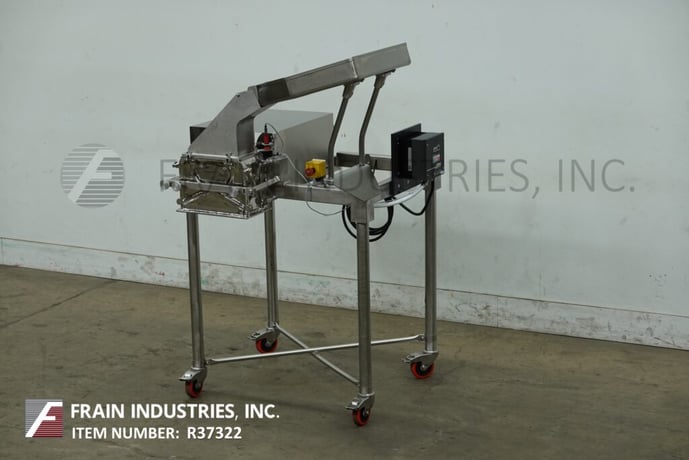 Fitzpatrick #D6A, 316 Stainless Steel comminutor mill, 16 fixed knife / impact blades, 5 HP, mounted on 4 leg - Image 5