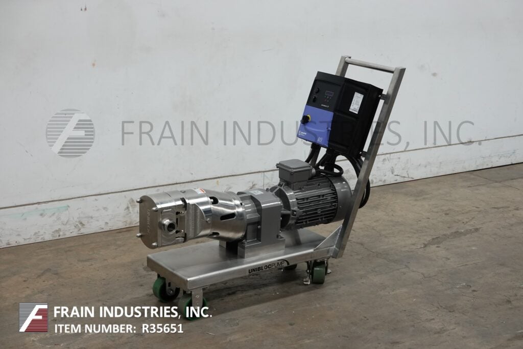 5-50 GPM @ 500 psi, Unibloc / May River Capital #PD400, positive displacement pump with 316 Stainless Steel - Image 1