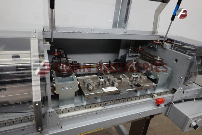 Doboy #GS1000S, high speed, mount over conveyor, double fold, hot melt glue, bag sealer, 100 FPM, mounted on - Image 2