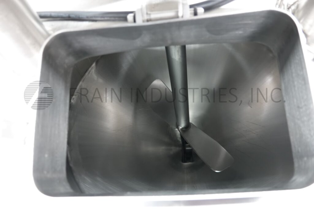 Cherry Burrell, 304 Stainless Steel single wall mixing tank, 30" dia. with 18" straight wall, 3/4 HP, flip up - Image 2