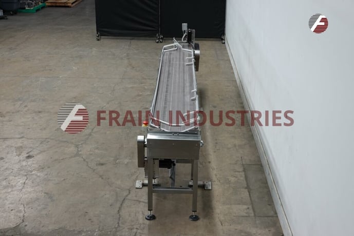 4-1/2" width x 194" L Stainless Steel, table top belt accumulation conveyor, control panel with vari-speed - Image 4