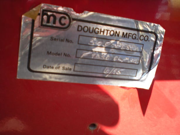 Hose Reel, Doughton #F9350-OLPBW, 1995 - Image 8