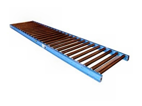 36" wide x 3' long, Lewco #1916-37-4.5, gravity roller conveyor, 1.9" diameter in 4.5" centers, 40" overall - Image 1
