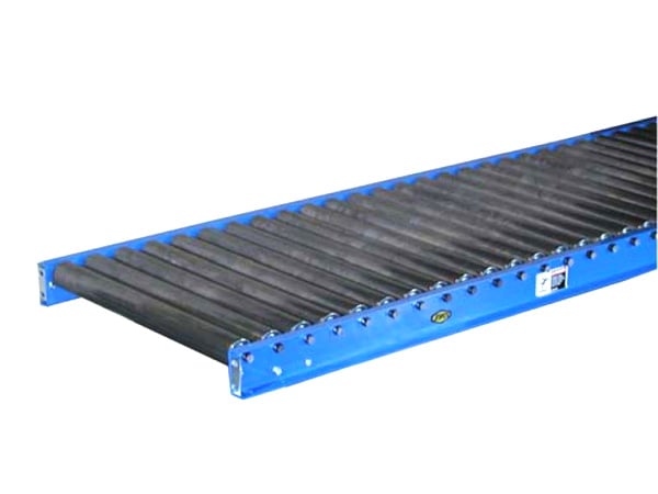 37" wide x 10' long, Lewco #2511-37-4.5-120-F96-A6204-V98-SPLH-10-10, gravity roller conveyor, 2.5" diameter - Image 1