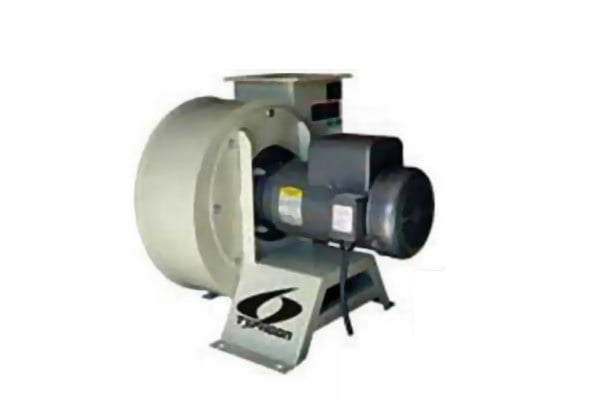 6350 cfm, Extrema #DB-100.3-TYPHOON, blower, 10 HP, 12" inlet, 14" impeller, 14" outlet, rotatable collection - Image 1