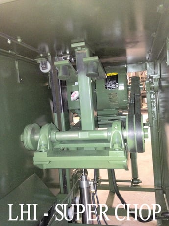 26" LHI #Super-Chop-XL-15, pneumatic up-cut saw, 15 HP, 5-40 cycles per minute, 8-1/2" x 8-1/2 max square - Image 4