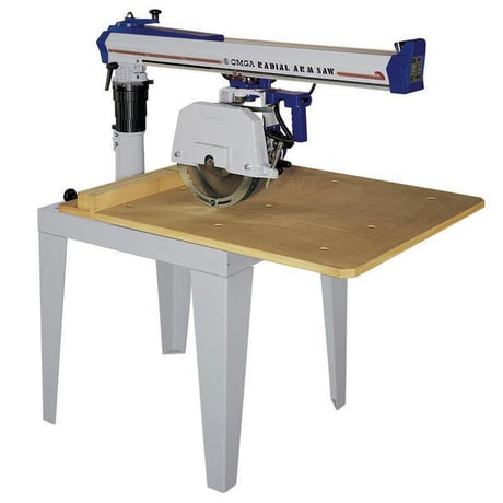 Omga #RN-700, radial arm saw, 5 HP, 27-1/2" crosscut capacity, 8 bearings with dust scrapers, 2026, new - Image 1