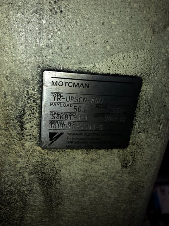 Yaskawa Motoman, up-50n, Robot - Image 3