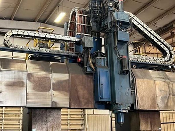 Ingersoll-Rand, vertical machining center, 100 automatic tool changer, 4000 RPM, #50, 8-Axis, 98.4" x 157.5" - Image 9