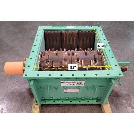 33" x 30" Pennsylvania #CGA-33-30, crusher single roll clinker - Image 4