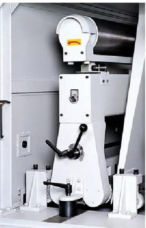 37" x 75" Cam-wood " A-3775X, single head wide belt sander, 5" thickness, double Infeed & outfeed spring - Image 2