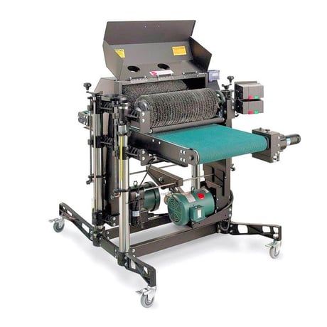 36" Supermax Tools SUPERBRUSH-36-X-2, 2-head brush sander, 4" thickness, (2) 7-1/12 HP, 0-15 FPM, 400-1200 - Image 2