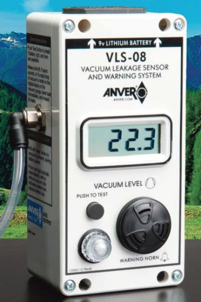 250 lb. Anver ETL-25M2-60, vacuum lift w/poweered tilt, (2) round suction pads, 10" diameter, 60" min beam - Image 2