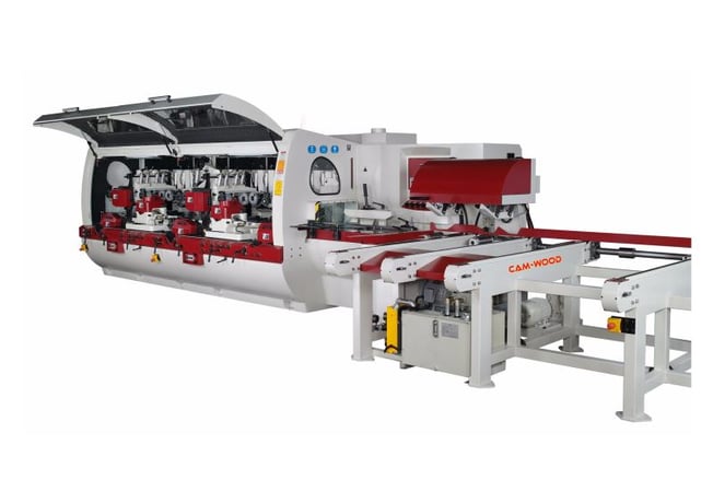 Cam-wood SM623-HSX, feed through moulder, 9" x 6 1/4" working capacity, 9 1/2" min length, 40 mm spindle - Image 3