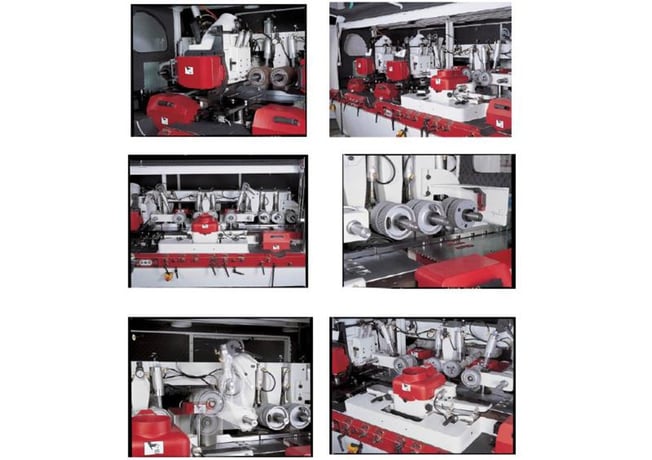 Cam-wood SM623-HSX, feed through moulder, 9" x 6 1/4" working capacity, 9 1/2" min length, 40 mm spindle - Image 4