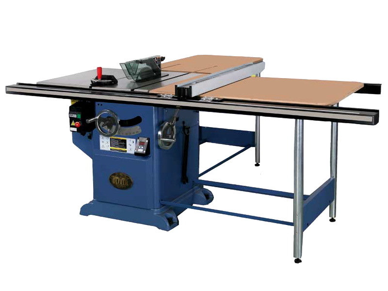 Oliver 4045-5HP, Table Saw, 12" blade capacity, 45 degree blade tilt, 5 HP, 3450 RPM, 52" rip fence, 48" x - Image 1