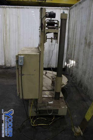 8000 lb. Littell #H-80 Lazy Susan, horizontal pallet type uncoiler, 54" outside dimensions, 1987, #75746 - Image 3