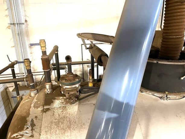 Littleford #VT-4000, Stainless Steel plow/plough blender/mixer, 54" diameter x 121" straight side, VFD - Image 10
