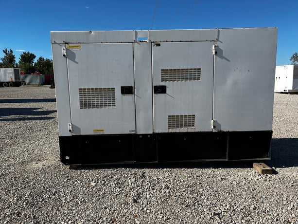 110 KW Multiquip #DCA125SSJU4i, standby, sound attenuated enclosure, Tier 4i, 11067 hours, 2014, $37k - Image 1