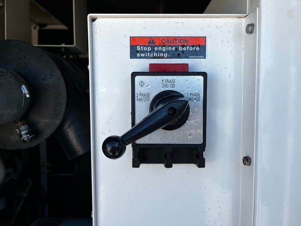 110 KW Multiquip #DCA125SSJU4i, standby, sound attenuated enclosure, Tier 4i, 11067 hours, 2014, $37k - Image 2