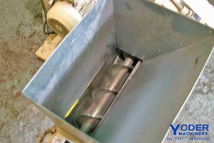 17" x 14" Nelmor #AG88M, plastic granulator, 1 HP, auger feed, 1997, #52682 - Image 4