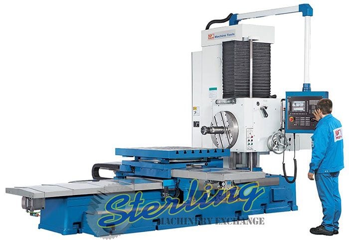 4" Knuth #BO-110-CNC, horizontal boring mill, 1.97" drill, 7" face slide, 43" x 38" table, 5500 lb. capacity - Image 1