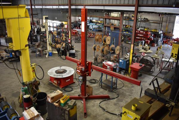 10' x 10' WeldWire Co., welding maniulator, 10' vertical lift, 10' horizontal reach, Lincoln subarc package - Image 5