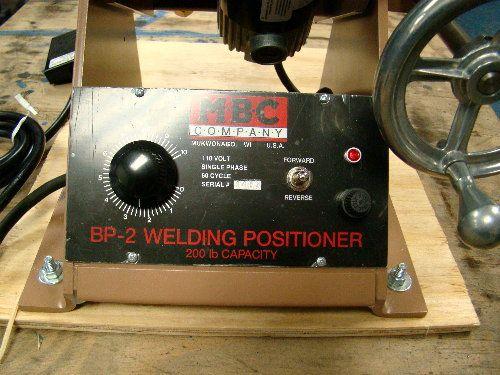 200 lb. MBC #BP-2, benchtop positioner, 7" chuck, hand crank manual tilt, 120 V. - Image 4