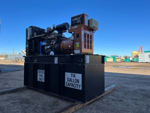 60 KW Generac #7900030100, diesel generator, open, 120/240 Volts, 859 hours, 2006, #89588 - Image 2